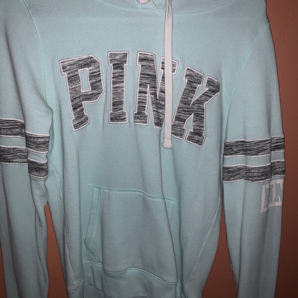 PINK Turquoise hoodie